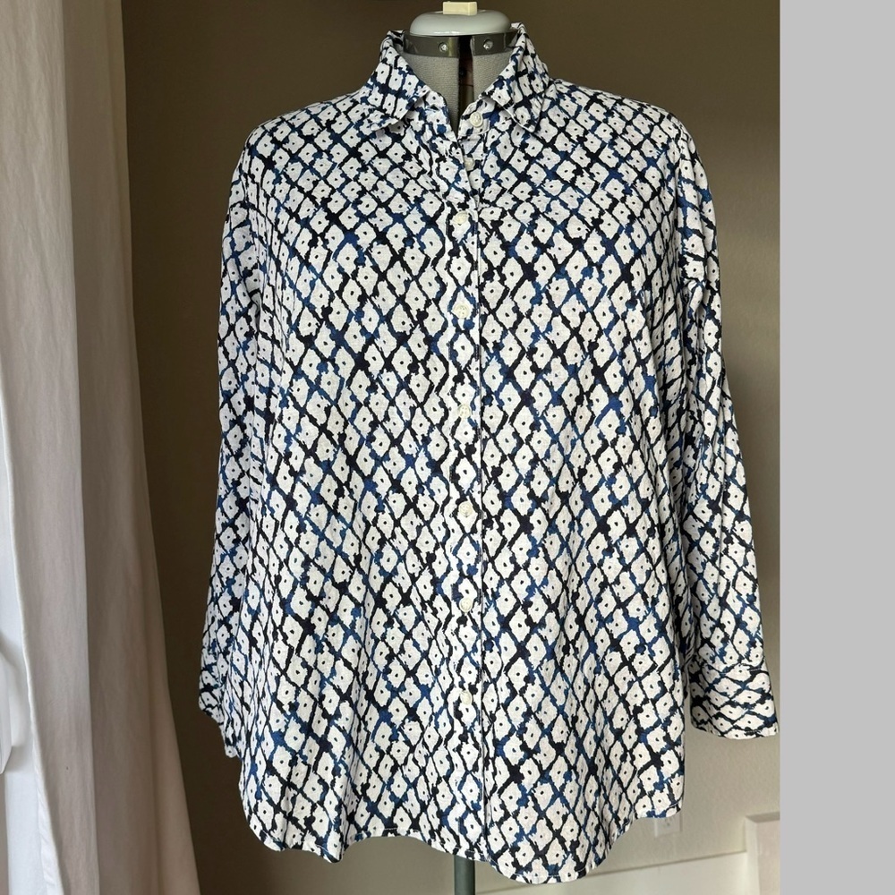 Lane Bryant Cotton button down shirt